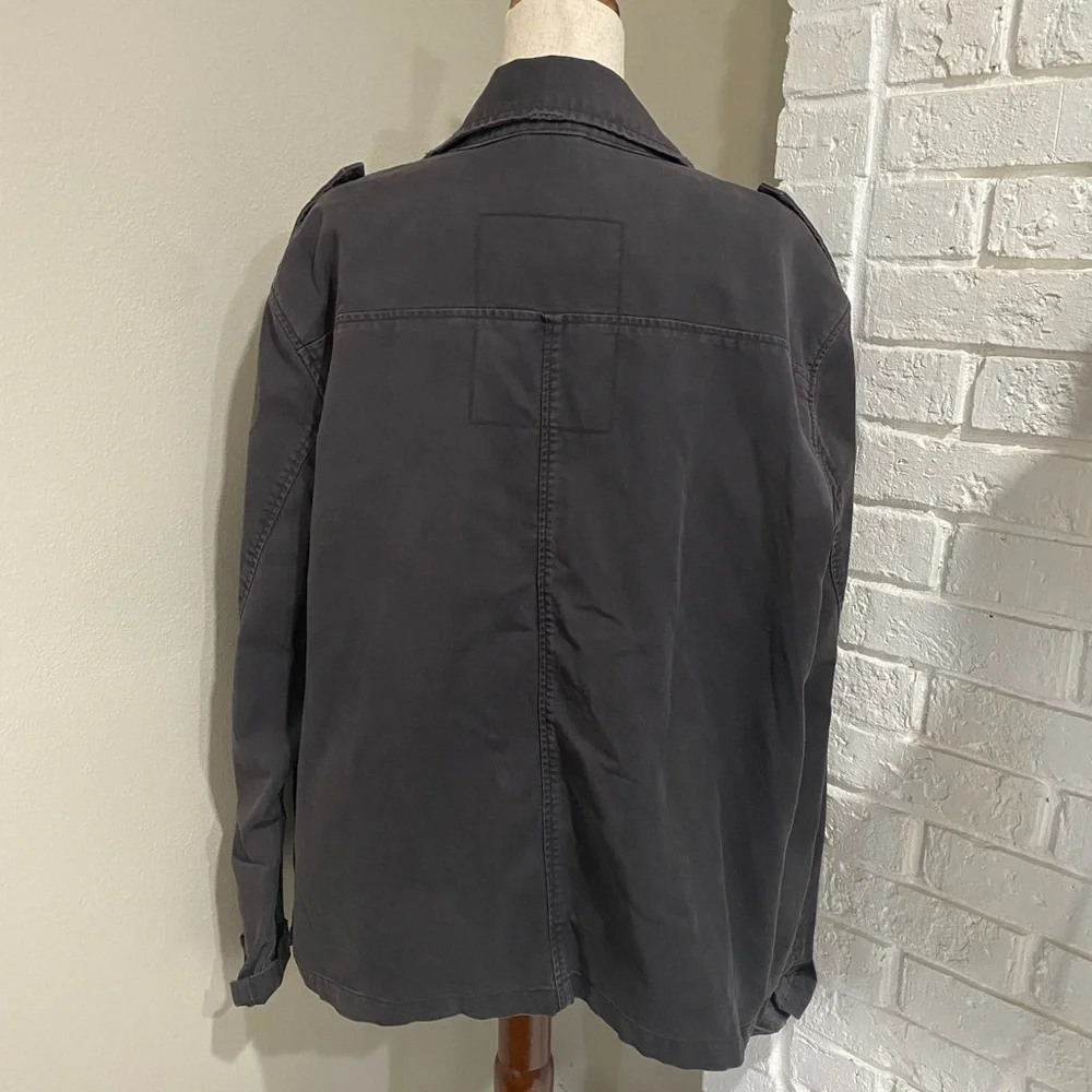 Men’s Old Navy Charcoal Military Jacket - Picture 3 of 5